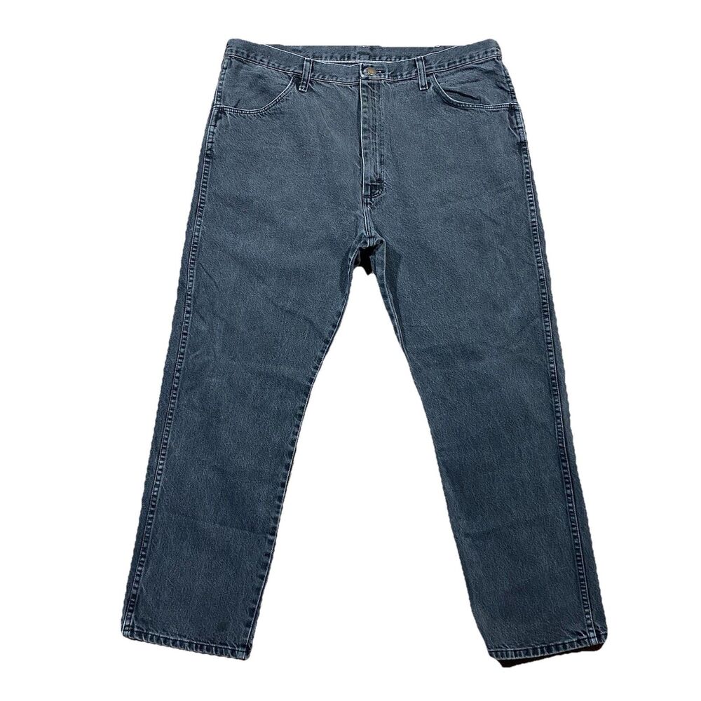 Rustler Black Denim Jeans Relaxed Fit 39x30